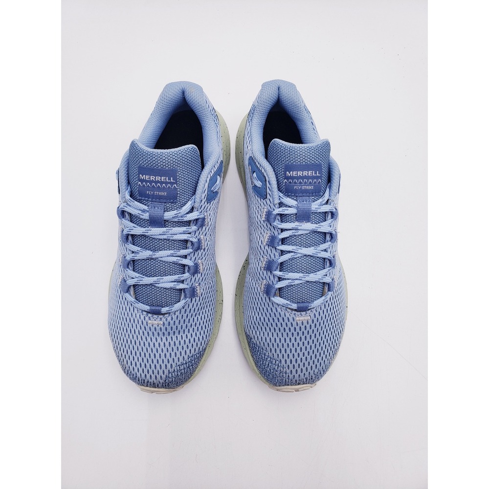 Merrell Fly Strike Trail Running Shoes Blue Mesh Speckled Sole Womens Size 7 - Picture 10 of 10